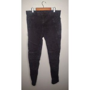 Atwyld Moto Skinny Slim Jeans 32 Black Reinforced Knees Denim Pants C